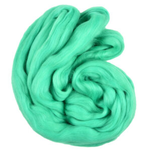 Купить пряжу ТРОИЦКАЯ Гребенная лента цвет 411-Мята производства фабрики ТРОИЦКАЯ