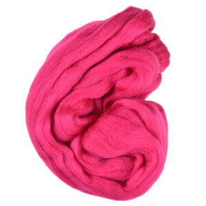 Купить пряжу ТРОИЦКАЯ Гребенная лента цвет 470-Яркий амарант производства фабрики ТРОИЦКАЯ