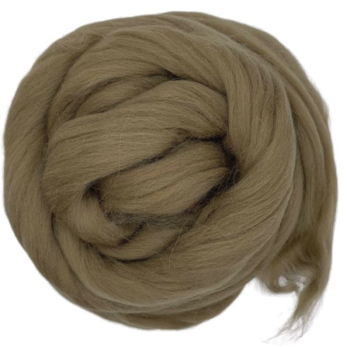 Купить пряжу ТРОИЦКАЯ Гребенная лента цвет 494-Св.хаки производства фабрики ТРОИЦКАЯ