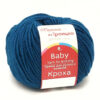 Купить пряжу ТРОИЦКАЯ Кроха цвет 14-Морская волна производства фабрики ТРОИЦКАЯ