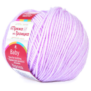Купить пряжу ТРОИЦКАЯ Кроха цвет 1558-Св.лаванда производства фабрики ТРОИЦКАЯ
