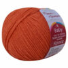 Купить пряжу ТРОИЦКАЯ Кроха цвет 189-Яркооранжевый производства фабрики ТРОИЦКАЯ