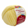 Купить пряжу ТРОИЦКАЯ Кроха цвет 53-Св.желтый производства фабрики ТРОИЦКАЯ