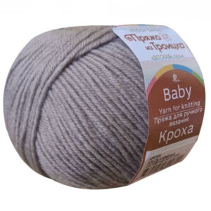 Купить пряжу ТРОИЦКАЯ Кроха цвет 579-Св.кофейный производства фабрики ТРОИЦКАЯ