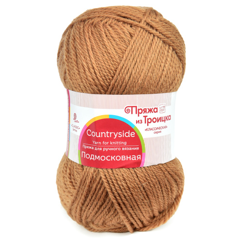 Купить пряжу ТРОИЦКАЯ Подмосковная цвет 165-Т.бежевый производства фабрики ТРОИЦКАЯ