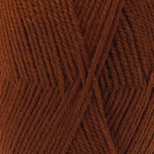 Купить пряжу ТРОИЦКАЯ Подмосковная цвет 3213-Коньяк производства фабрики ТРОИЦКАЯ