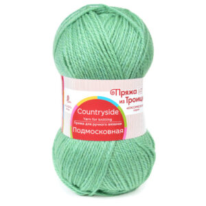 Купить пряжу ТРОИЦКАЯ Подмосковная цвет 437-Ковыль производства фабрики ТРОИЦКАЯ
