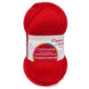 Купить пряжу ТРОИЦКАЯ Подмосковная цвет 88-Красный мак производства фабрики ТРОИЦКАЯ