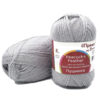 Купить пряжу ТРОИЦКАЯ Пушинка цвет 08-Св.серый производства фабрики ТРОИЦКАЯ