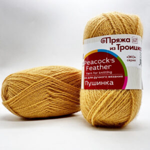 Купить пряжу ТРОИЦКАЯ Пушинка цвет 74-Крокус производства фабрики ТРОИЦКАЯ