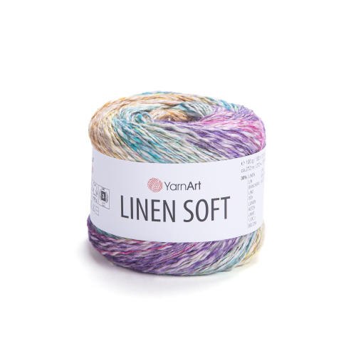 Купить пряжу YARNART LINEN SOFT цвет 7401 производства фабрики YARNART