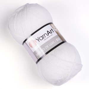 Купить пряжу YARNART MERINO DE LUXE 50 цвет 501 производства фабрики YARNART