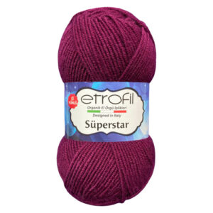 Купить пряжу ETROFIL SUPERSTAR цвет 76001 производства фабрики ETROFIL