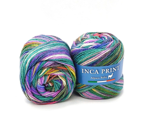 Купить пряжу FILATURA DI CROSA INCA PRINT цвет 100 производства фабрики FILATURA DI CROSA