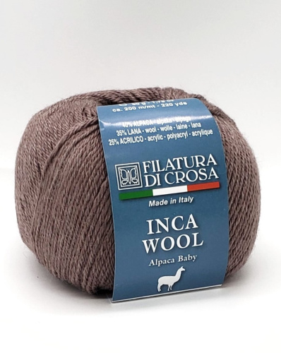 Купить пряжу FILATURA DI CROSA INCA WOOL цвет 03 производства фабрики FILATURA DI CROSA