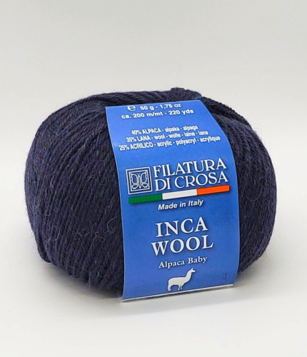 Купить пряжу FILATURA DI CROSA INCA WOOL цвет 09 производства фабрики FILATURA DI CROSA