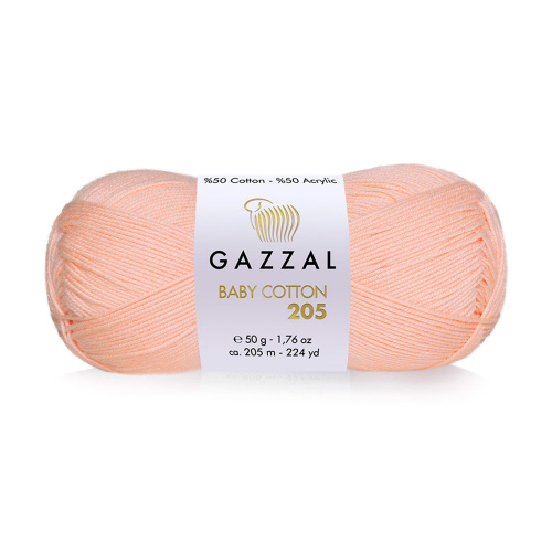Купить пряжу GAZZAL Baby Cotton 205 цвет 523 производства фабрики GAZZAL