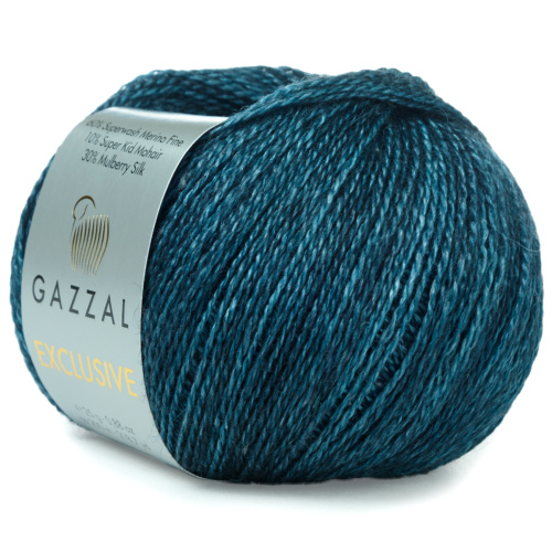 Купить пряжу GAZZAL Exclusive цвет 9902 производства фабрики GAZZAL