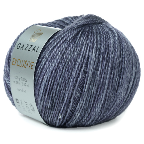 Купить пряжу GAZZAL Exclusive цвет 9907 производства фабрики GAZZAL