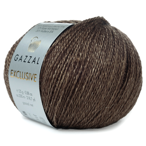 Купить пряжу GAZZAL Exclusive цвет 9914 производства фабрики GAZZAL