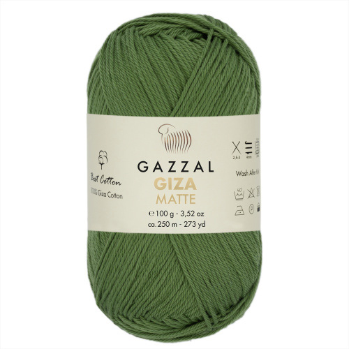 Купить пряжу GAZZAL Giza Matte цвет 5562 производства фабрики GAZZAL