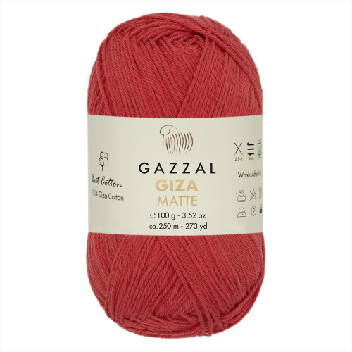 Купить пряжу GAZZAL Giza Matte цвет 5566 производства фабрики GAZZAL