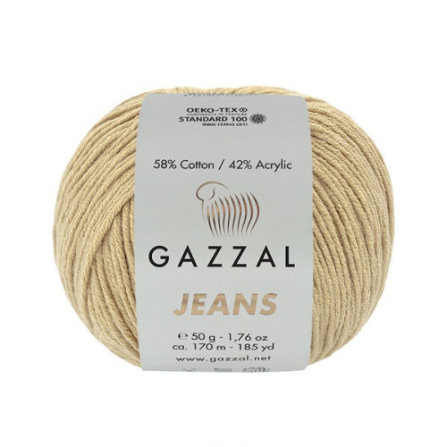 Купить пряжу GAZZAL Jeans цвет 1106 производства фабрики GAZZAL