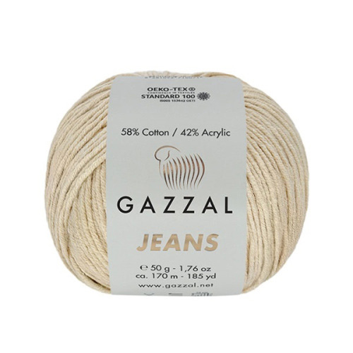 Купить пряжу GAZZAL Jeans цвет 1113 производства фабрики GAZZAL