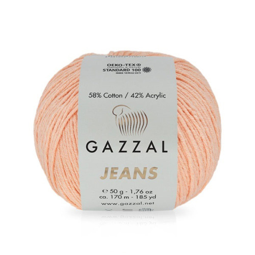 Купить пряжу GAZZAL Jeans цвет 1117 производства фабрики GAZZAL