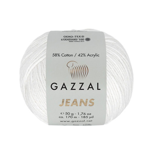 Купить пряжу GAZZAL Jeans цвет 1119 производства фабрики GAZZAL