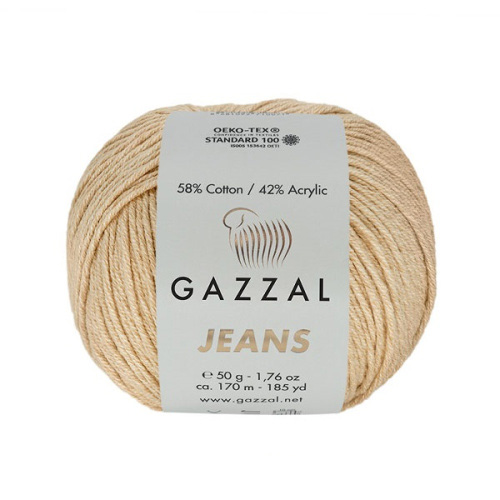 Купить пряжу GAZZAL Jeans цвет 1122 производства фабрики GAZZAL
