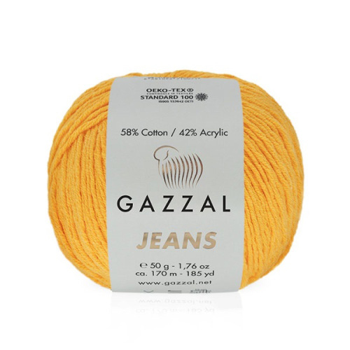 Купить пряжу GAZZAL Jeans цвет 1124 производства фабрики GAZZAL
