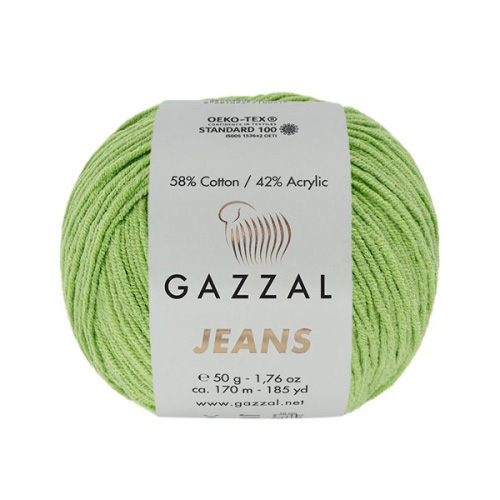 Купить пряжу GAZZAL Jeans цвет 1128 производства фабрики GAZZAL