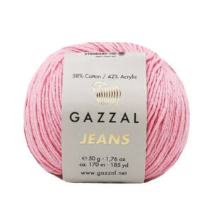 Купить пряжу GAZZAL Jeans цвет 1143 производства фабрики GAZZAL