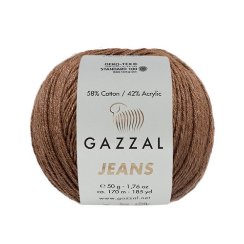Купить пряжу GAZZAL Jeans цвет 1144 производства фабрики GAZZAL