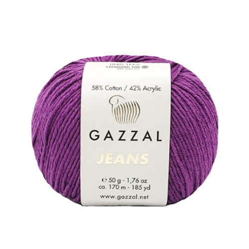 Купить пряжу GAZZAL Jeans цвет 1145 производства фабрики GAZZAL
