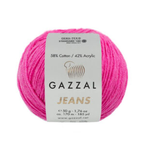 Купить пряжу GAZZAL Jeans цвет 1149 производства фабрики GAZZAL