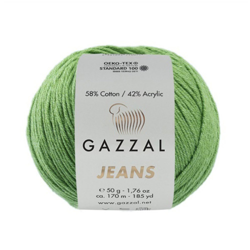 Купить пряжу GAZZAL Jeans цвет 1151 производства фабрики GAZZAL