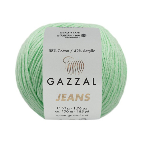 Купить пряжу GAZZAL Jeans цвет 1154 производства фабрики GAZZAL