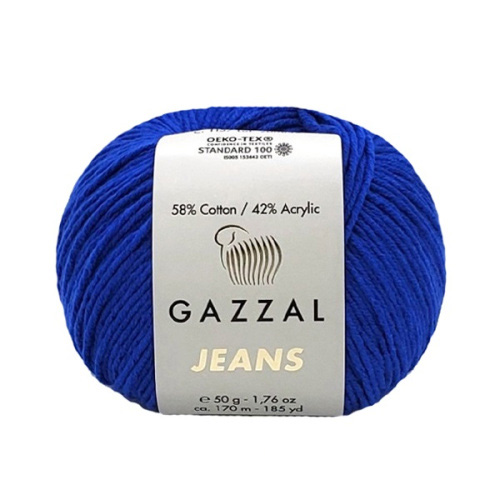 Купить пряжу GAZZAL Jeans цвет 1157 производства фабрики GAZZAL