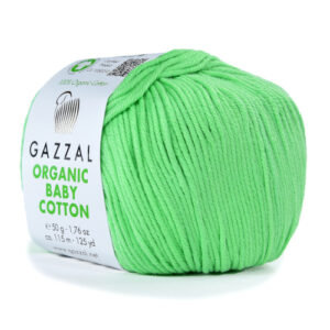 Купить пряжу GAZZAL Organic Baby Cotton цвет 421 производства фабрики GAZZAL