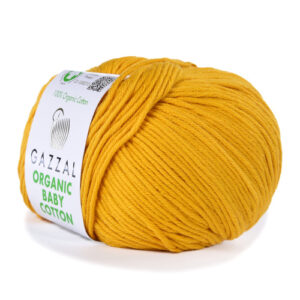 Купить пряжу GAZZAL Organic Baby Cotton цвет 447 производства фабрики GAZZAL