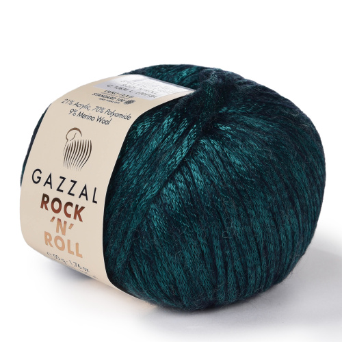Купить пряжу GAZZAL Rock "N" Roll цвет 12834 производства фабрики GAZZAL
