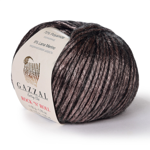 Купить пряжу GAZZAL Rock "N" Roll цвет 13092 производства фабрики GAZZAL