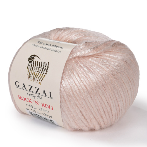 Купить пряжу GAZZAL Rock "N" Roll цвет 13191 производства фабрики GAZZAL
