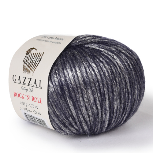 Купить пряжу GAZZAL Rock "N" Roll цвет 13254 производства фабрики GAZZAL