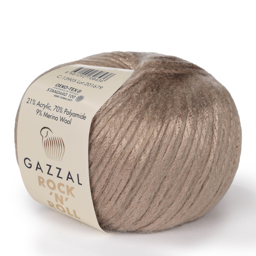 Купить пряжу GAZZAL Rock "N" Roll цвет 13905 производства фабрики GAZZAL