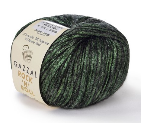 Купить пряжу GAZZAL Rock "N" Roll цвет 13910 производства фабрики GAZZAL
