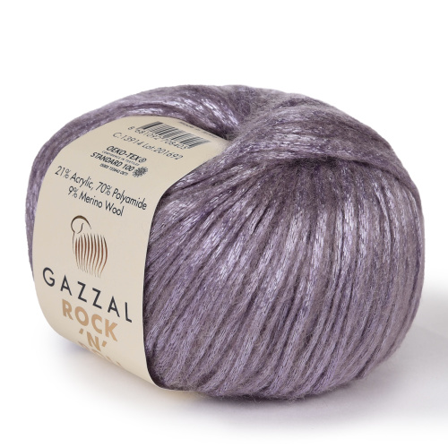 Купить пряжу GAZZAL Rock "N" Roll цвет 13914 производства фабрики GAZZAL