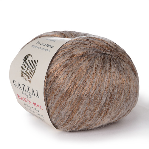 Купить пряжу GAZZAL Rock "N" Roll цвет 4202 производства фабрики GAZZAL